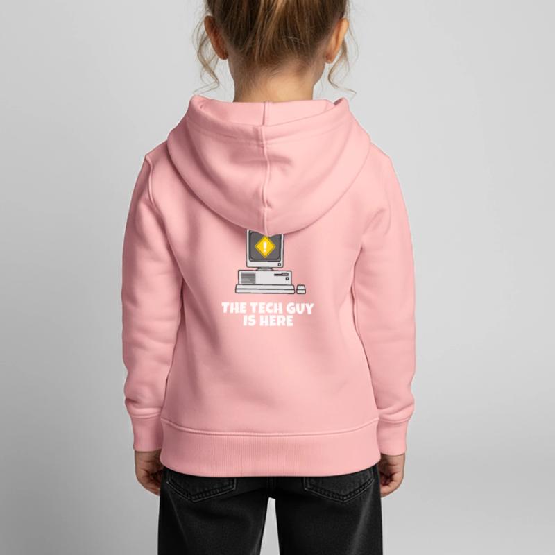 Exécuter cmd | Nerd informatique | Concepteur web | CSS | exe Sweat Premium à capuche enfant bio