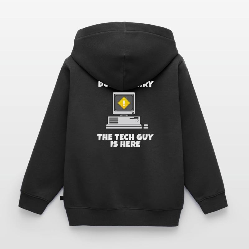 Exécuter cmd | Nerd informatique | Concepteur web | CSS | exe Sweat Premium à capuche enfant bio