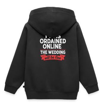 Pasteur - Sweat Premium à capuche enfant bio - noir - Dos - AI Model Kid Male (0cm)