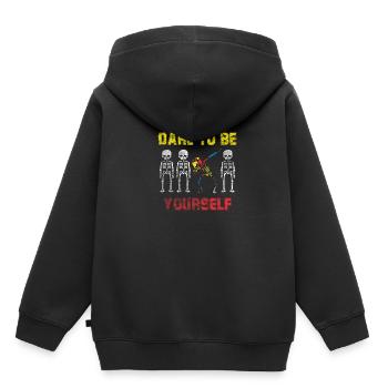 Autismus Dab Autist ADHS Autism Asperger Geschenk - Kinder Premium Organic Hoodie - Schwarz - Hinten - AI Model Kid Male (0cm)
