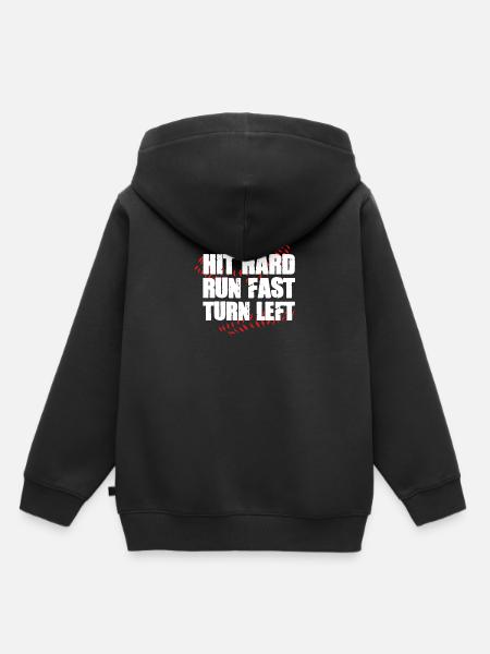 Baseball - Kinder Premium Organic Hoodie - Schwarz