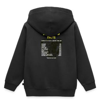 Bélier - Sweat Premium à capuche enfant bio - noir - Dos - AI Model Kid Male (0cm)