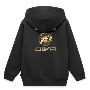 Disco Diva 80's Disco Ball Party - Kids Premium Organic Hoodie - black - Back - AI Model Kid Male (0cm)