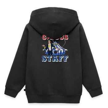 Zirkus Artist Karneval Zirkus Liebhaber Zirkus - Kinder Premium Organic Hoodie - Schwarz - Hinten - AI Model Kid Male (0cm)