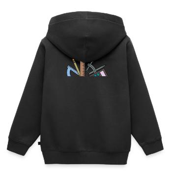 Mathematicien - Sweat Premium à capuche enfant bio - noir - Dos - AI Model Kid Male (0cm)