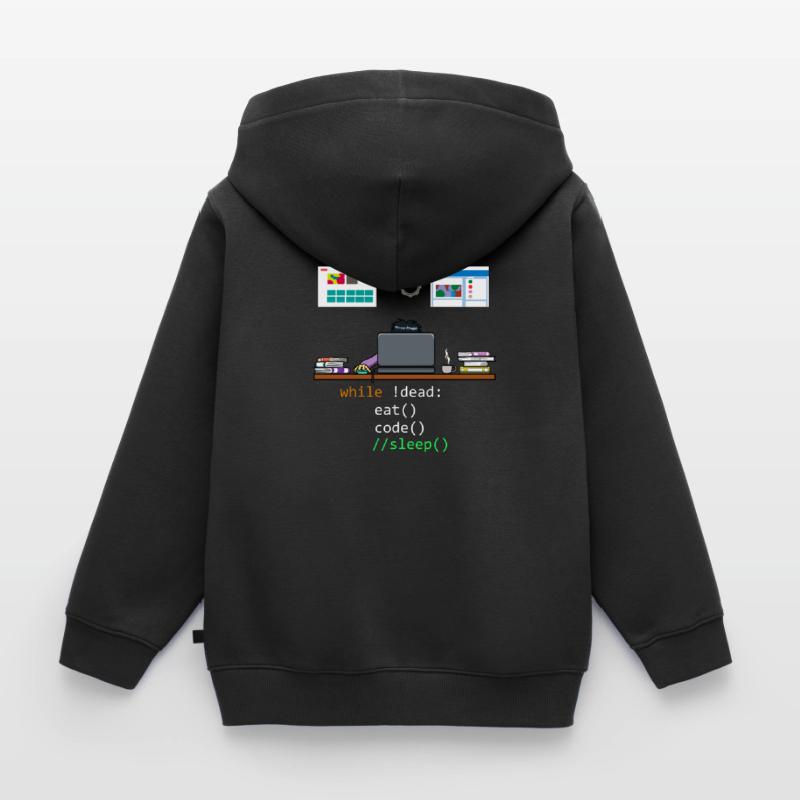 Programmierung Informatik Entwickler Programmierer Kinder Premium Organic Hoodie