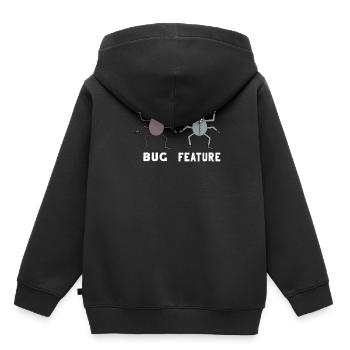 Programmierung Informatik Entwickler Geschenk - Kinder Premium Organic Hoodie - Schwarz - Hinten - AI Model Kid Male (0cm)