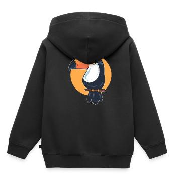 Tropical Toucan Pet Lovers Poison - Kids Premium Organic Hoodie - black - Back - AI Model Kid Male (0cm)