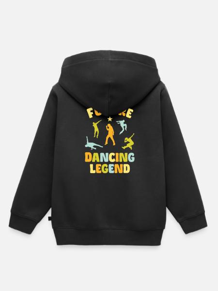 Future Dancing Legend - Kinder Premium Organic Hoodie - Schwarz