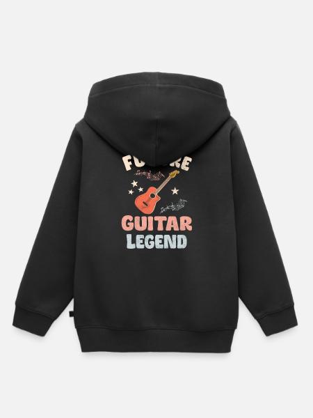 Future Guitar Legend - Kinder Premium Organic Hoodie - Schwarz