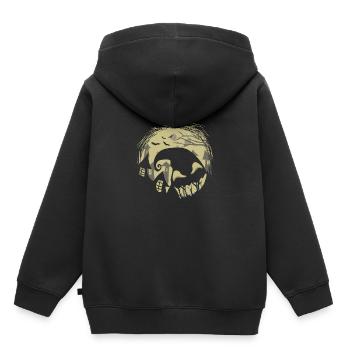 Esprit d'halloween - Sweat Premium à capuche enfant bio - noir - Dos - AI Model Kid Male (0cm)