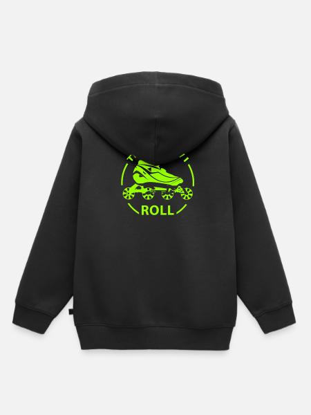 Inline Skating - Kinder Premium Organic Hoodie - Schwarz