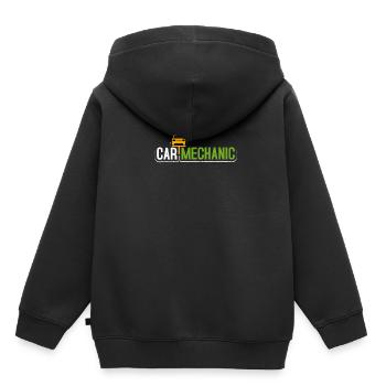 Automechaniker - Kinder Premium Organic Hoodie - Schwarz - Hinten - AI Model Kid Male (0cm)