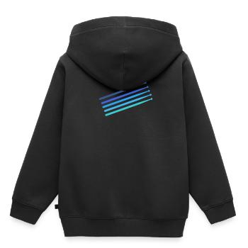 Drumsticks - Kinder Premium Organic Hoodie - Schwarz - Hinten - AI Model Kid Male (0cm)