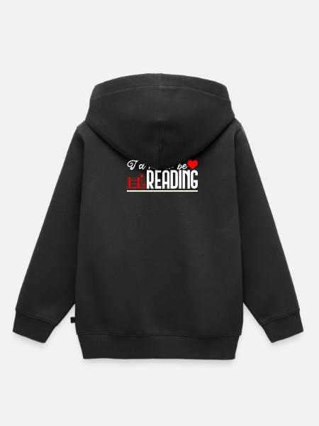 Ich Liebe Bücher Lesen - Kinder Premium Organic Hoodie - Schwarz