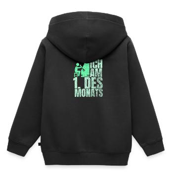 Spielothek Automat Geschenk - Kinder Premium Organic Hoodie - Schwarz - Hinten - AI Model Kid Male (0cm)