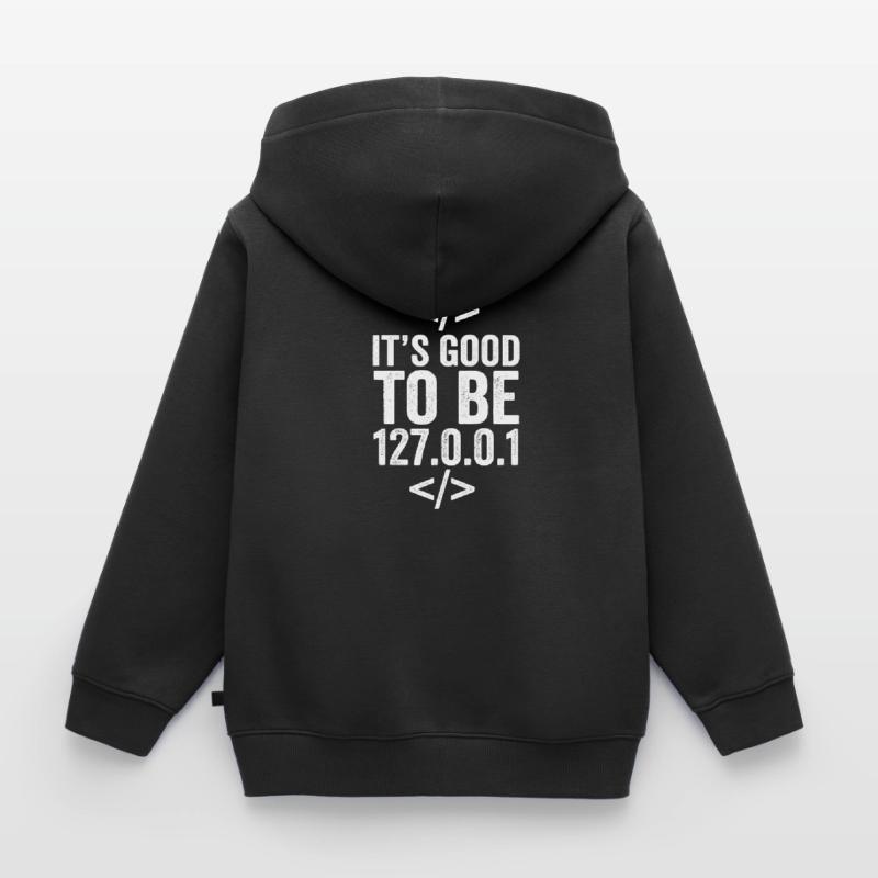 Programmierer Localhost Kinder Premium Organic Hoodie