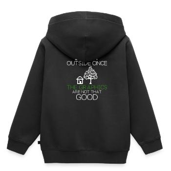 Programmeur Idée cadeau drôle - Sweat Premium à capuche enfant bio - noir - Dos - AI Model Kid Male (0cm)