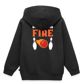 Balls in Brand Amateur Bowler Poison - Kids Premium Organic Hoodie - black - Back - AI Model Kid Male (0cm)