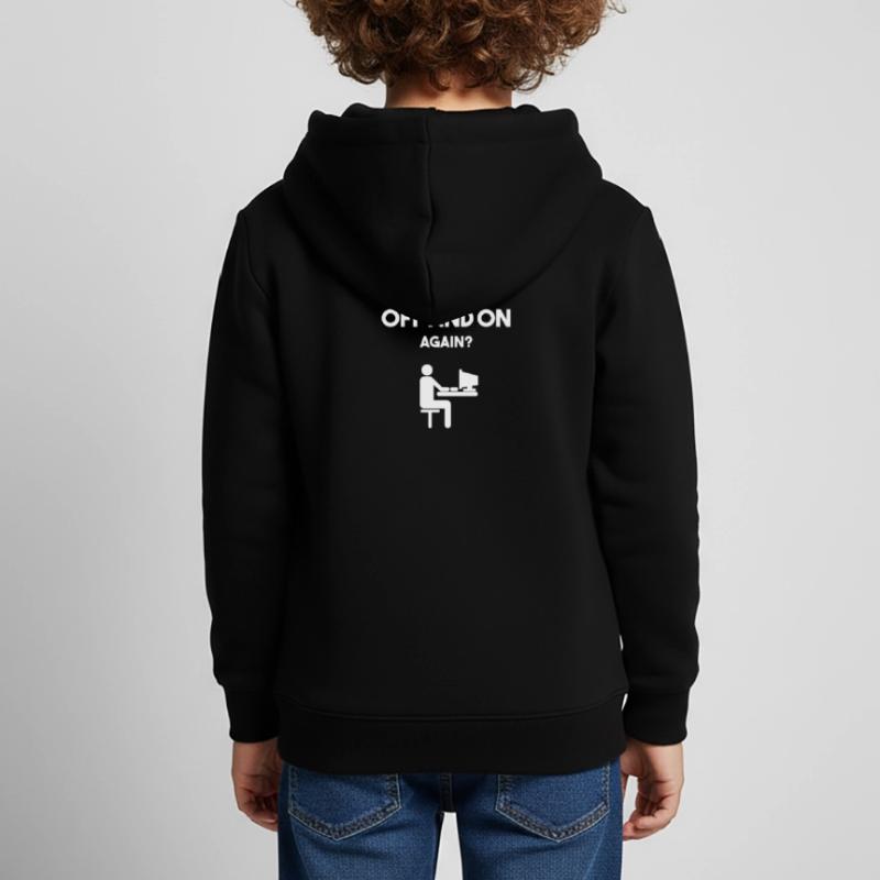 Programmer funny saying Java program Kids Premium Organic Hoodie