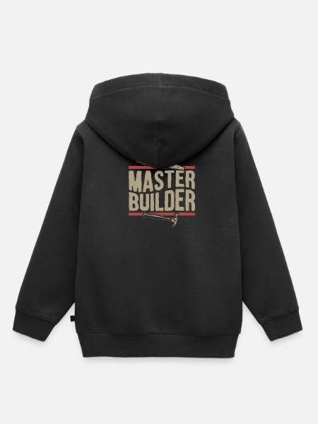 Baumeister - Kinder Premium Organic Hoodie - Schwarz