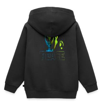Aliens - Sweat Premium à capuche enfant bio - noir - Dos - AI Model Kid Male (0cm)