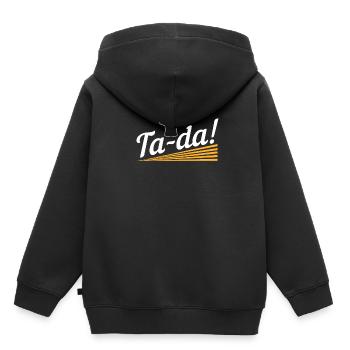 Magie - Kinder Premium Organic Hoodie - Schwarz - Hinten - AI Model Kid Male (0cm)