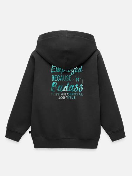 Selbstständig - Kinder Premium Organic Hoodie - Schwarz