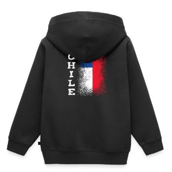 Chili - Sweat Premium à capuche enfant bio - noir - Dos - AI Model Kid Male (0cm)