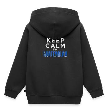 Guatemala - Kids Premium Organic Hoodie - black - Back - AI Model Kid Male (0cm)