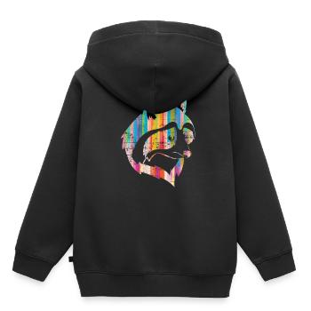 Raccoon Gift Raccoon - Kids Premium Organic Hoodie - black - Back - AI Model Kid Male (0cm)