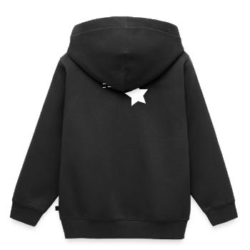 Étoiles Étoile filante Créez votre propre astérisque - Sweat Premium à capuche enfant bio - noir - Dos - AI Model Kid Male (0cm)