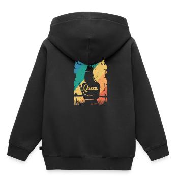 Batterie Percussion Percussion - Sweat Premium à capuche enfant bio - noir - Dos - AI Model Kid Male (0cm)
