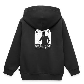 DJ outfit for deejays - Kids Premium Organic Hoodie - black - Back - AI Model Kid Male (0cm)