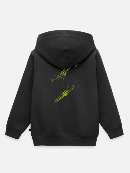 Trend abstrakt - Kinder Premium Organic Hoodie - Schwarz