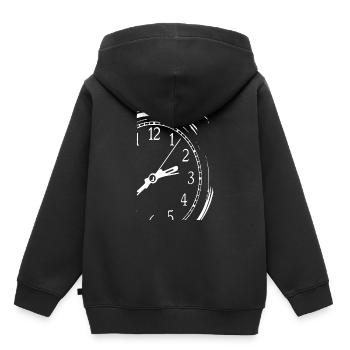 Montre de poche - Sweat Premium à capuche enfant bio - noir - Dos - AI Model Kid Male (0cm)