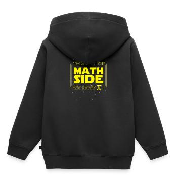 Mathematik - Kinder Premium Organic Hoodie - Schwarz - Hinten - AI Model Kid Male (0cm)