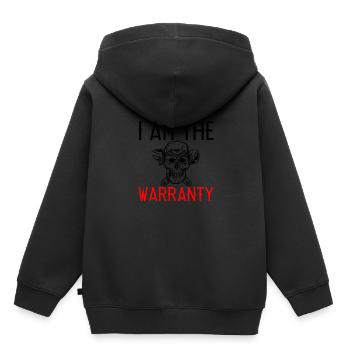 Je suis la garantie 4 - Sweat Premium à capuche enfant bio - noir - Dos - AI Model Kid Male (0cm)