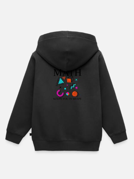 Math Keeps You In Shape - Kinder Premium Organic Hoodie - Schwarz
