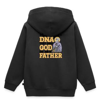 I Took A DNA Test And God Is My Father 16 - Kinder Premium Organic Hoodie - Schwarz - Hinten - AI Model Kid Male (0cm)