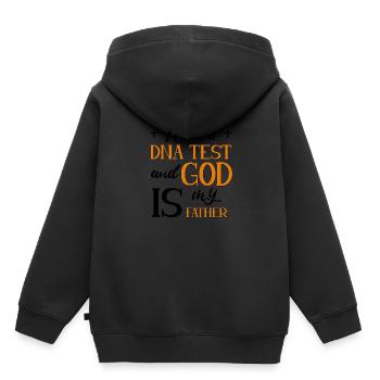 I Took A DNA Test And God Is My Father 7 - Kinder Premium Organic Hoodie - Schwarz - Hinten - AI Model Kid Male (0cm)