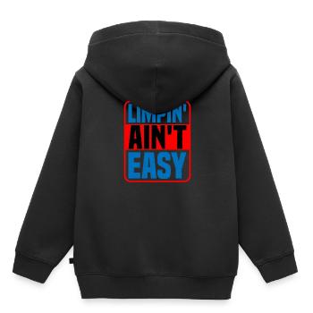 Limpin' Ain't Easy 17 - Kids Premium Organic Hoodie - black - Back - AI Model Kid Male (0cm)
