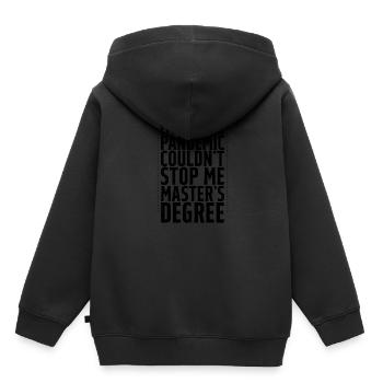 Même une pandémie ne pouvait pas m’arrêter, maîtrise4 - Sweat Premium à capuche enfant bio - noir - Dos - AI Model Kid Male (0cm)