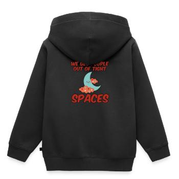 We Get People Out Of Tight Spaces 4 - Kids Premium Organic Hoodie - black - Back - AI Model Kid Male (0cm)
