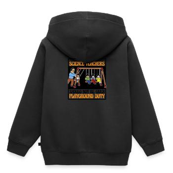 Teachers Should Not Be Given Playground Duty 16 - Kids Premium Organic Hoodie - black - Back - AI Model Kid Male (0cm)