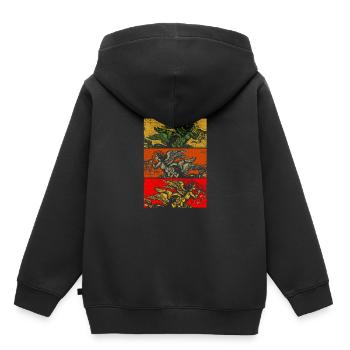 Engel Heilig Kirche Unschuld Himmel Paradies Gott - Kinder Premium Organic Hoodie - Schwarz - Hinten - AI Model Kid Male (0cm)