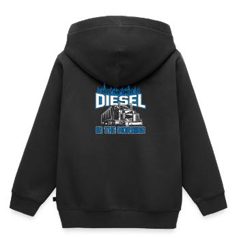 Diesel - Sweat Premium à capuche enfant bio - noir - Dos - AI Model Kid Male (0cm)
