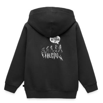 Evolution Darwin Research Science Don - Sweat Premium à capuche enfant bio - noir - Dos - AI Model Kid Male (0cm)