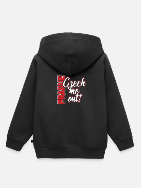 Prag - Kinder Premium Organic Hoodie - Schwarz