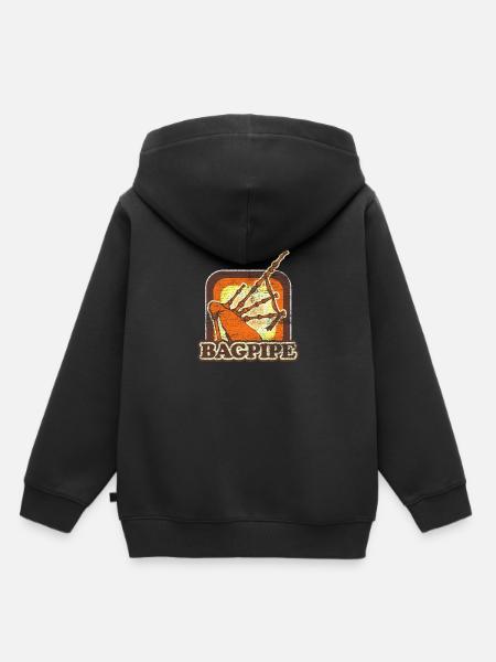 Dudelsack - Kinder Premium Organic Hoodie - Schwarz